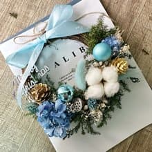 KL-聖誕花圈/DIY材料包