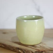 【送禮好物】100ml 米黃 官窯 日式小茶杯 名家葉敏祥手作