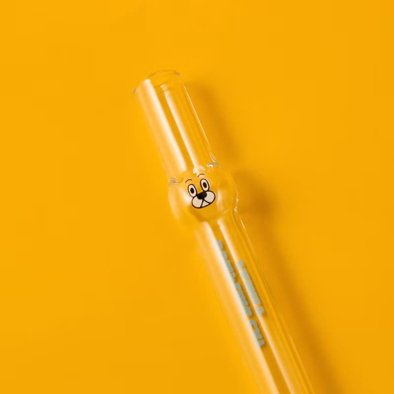 好玻GOODGLAS×餃貓FAMILY - 餃貓造型玻璃吸管