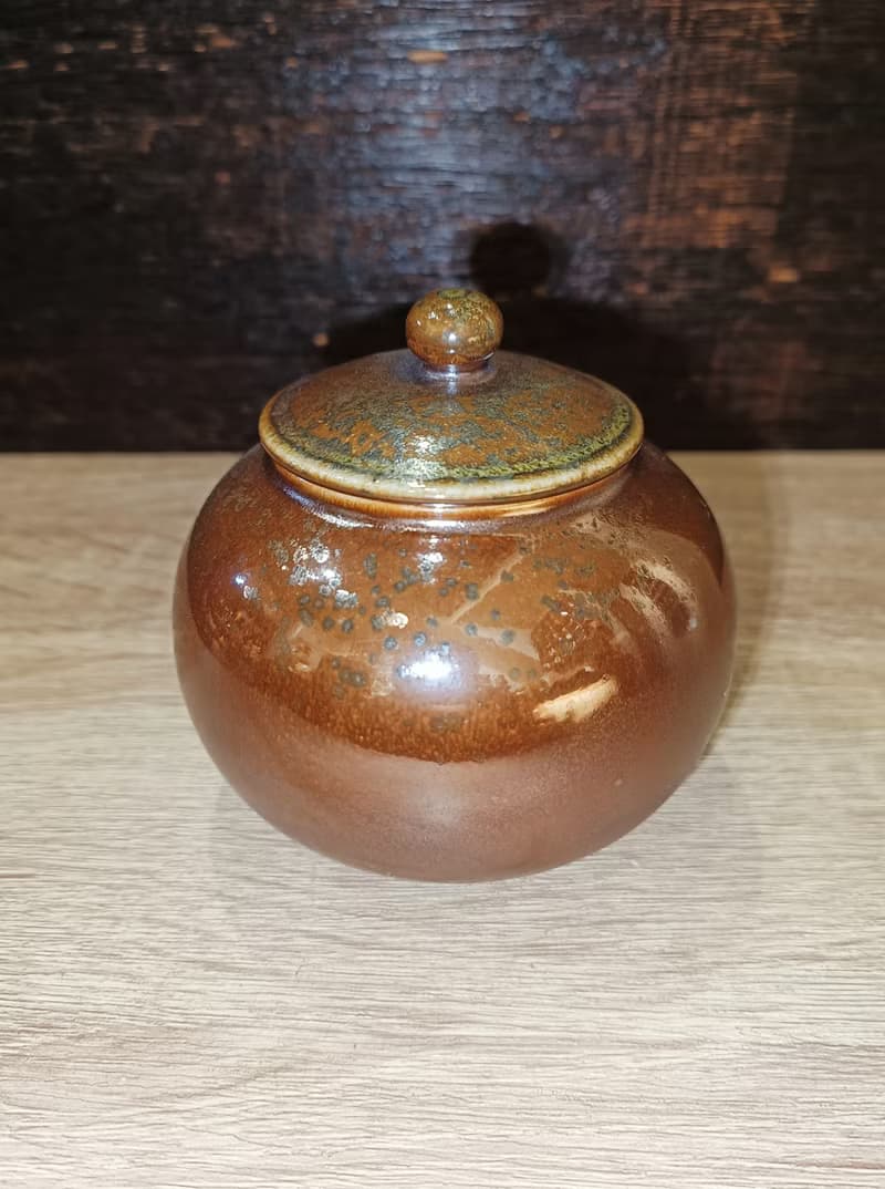 柴燒無釉茶罐2兩罐-鶯歌陶藝家李玟叡