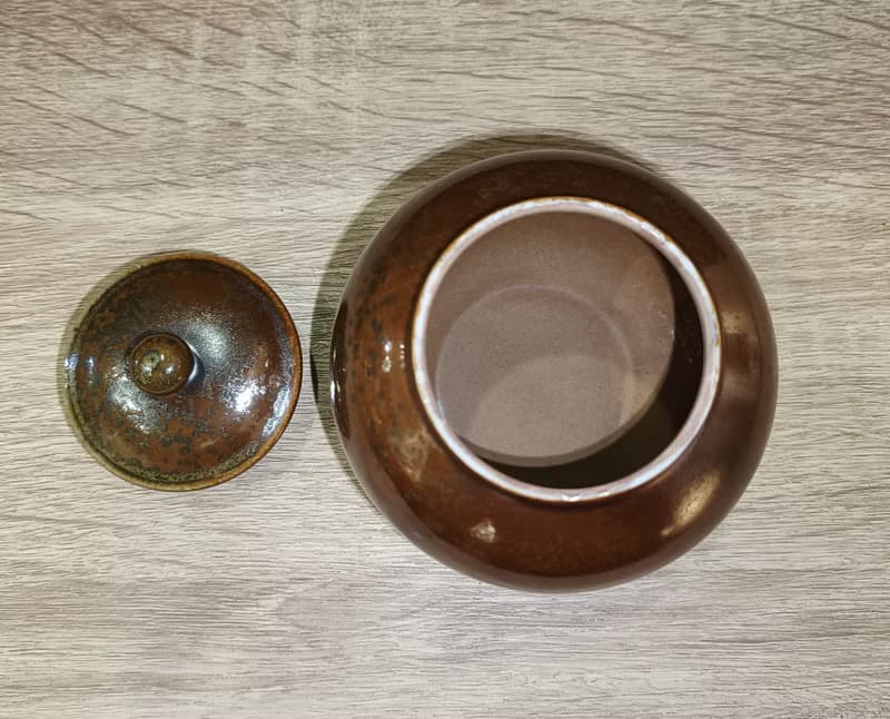 柴燒無釉茶罐2兩罐-鶯歌陶藝家李玟叡