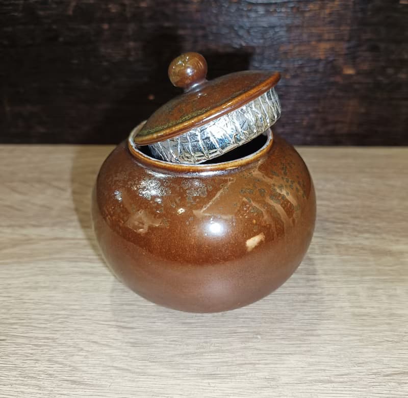 柴燒無釉茶罐2兩罐-鶯歌陶藝家李玟叡