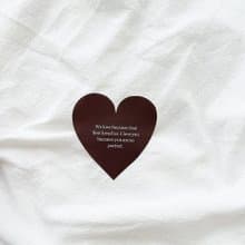 JIN CHA GOD-愛心貼紙 We love because God first loved us.