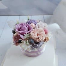 生日蛋糕-永生花做的蛋糕
