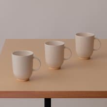 KOGA 許家陶器品 陶質馬克杯 (鶯白)