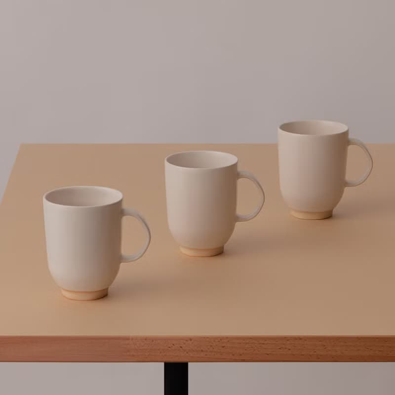 KOGA 許家陶器品 陶質馬克杯 (鶯白)