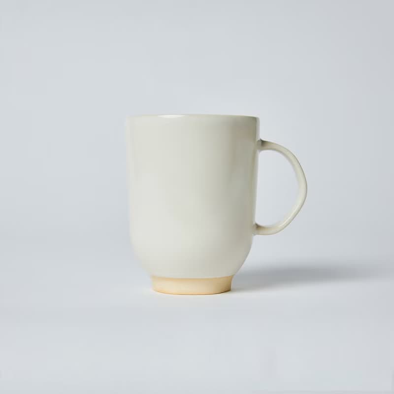KOGA 許家陶器品 陶質馬克杯 (鶯白)