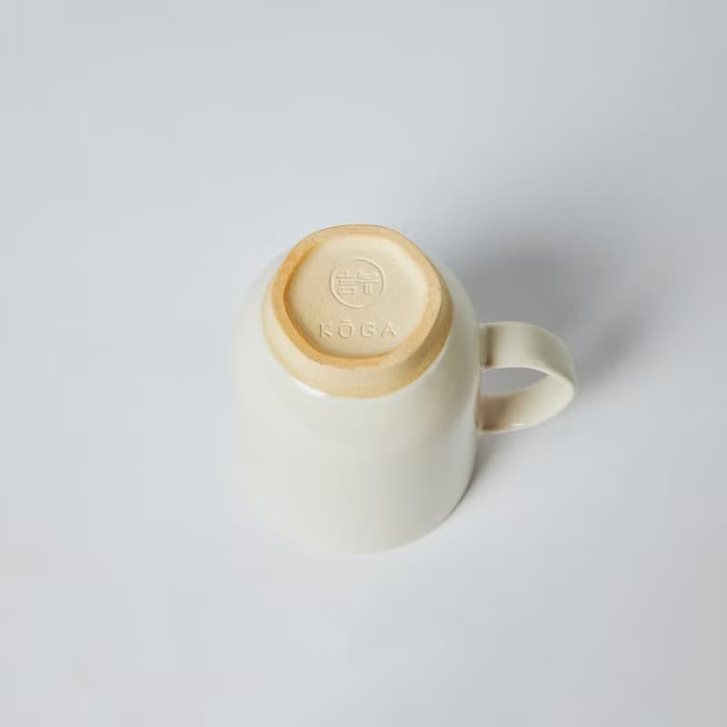 KOGA 許家陶器品 陶質馬克杯 (鶯白)