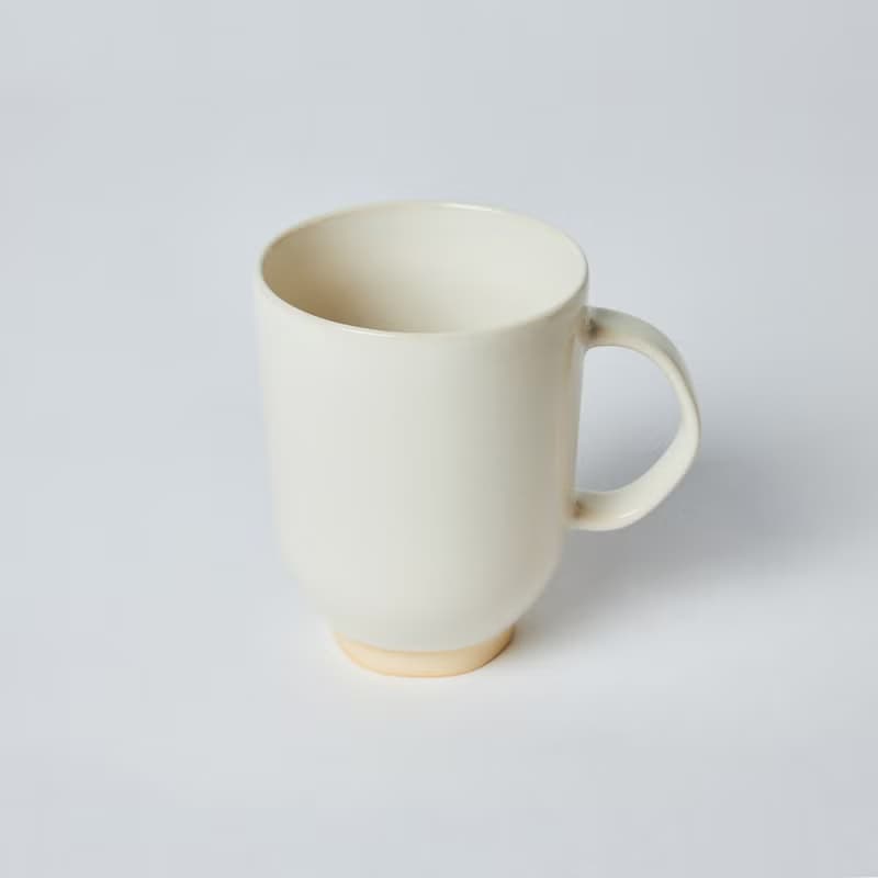 KOGA 許家陶器品 陶質馬克杯 (鶯白)