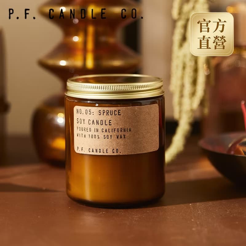 限量優惠 P.F. CANDLE CO. 手工香氛蠟燭 7.2oz 雲杉X2入