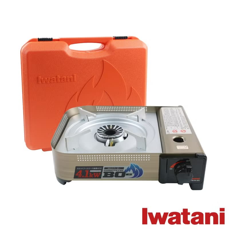 【Iwatani岩谷】BO三代強火日本FFD防風磁式瓦斯爐4.1kW-附收納殼