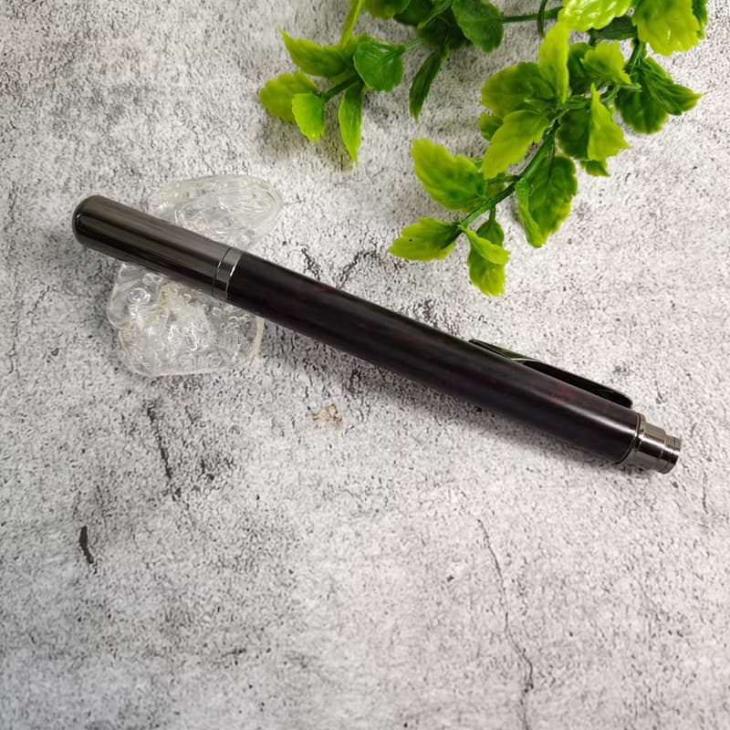 微凹黃檀 原木 手工筆 鋼珠筆( 拔蓋式)