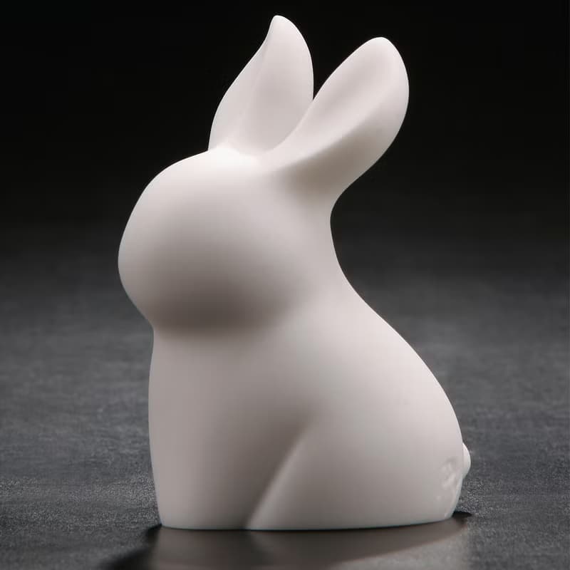 【年度特典系列 - 福運吉臨】筌美術 兔子 造型石雕