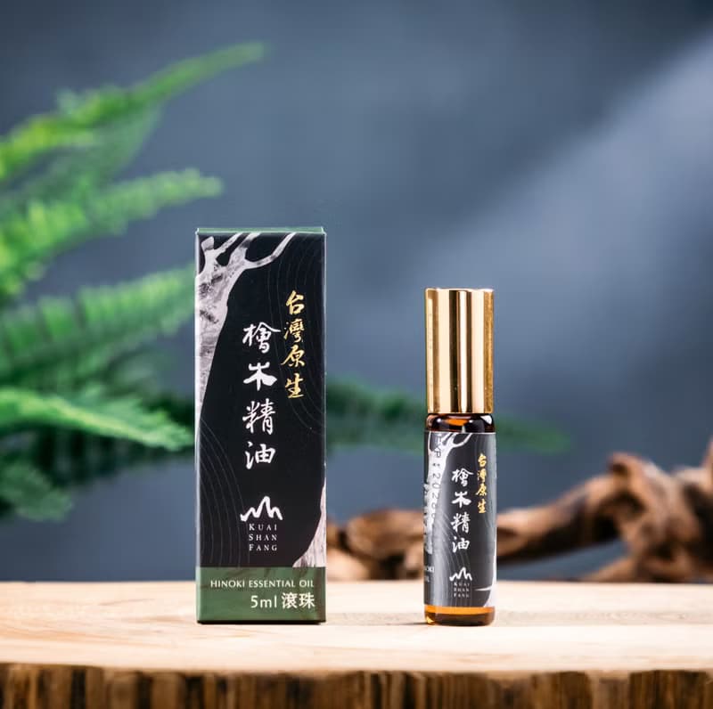 【高級木質調】頂級台灣原生檜木精油5ml滾珠瓶 畢業禮物 開運