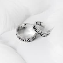 盟約 / 925純銀鏨刻對戒-情人節禮物