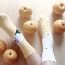 【水梨花果襪】對稱/不對稱襪 純真│想你的心不曾遠離