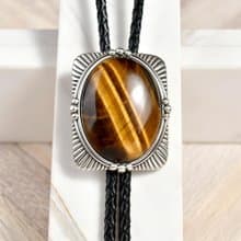 寶璽系列 保羅領帶 Bolo Tie 真皮 皮革項鍊 皮繩領帶 長項鍊