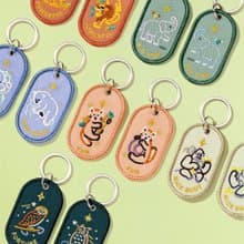 IROHA PUBLISHING 2/8b  鑰匙圈組動物園系列 共 6 款