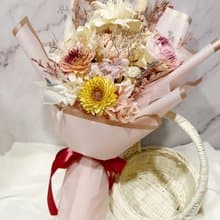 索拉花sola擴香花束/畢業花束/告白花束/溫柔配色