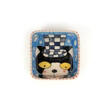 Nice Little Clay 方盤 可愛貓 0302L-30