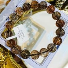 小精品招財濃色黑金超11.8-12mm44.65g旺正財招偏財貴人緣好運