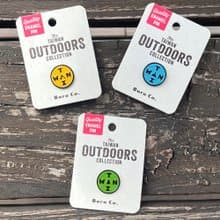 台灣戶外系列 琺瑯徽章三入組 Camping・Forest・Mountains