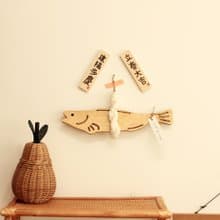 Newlyweds Home Gift  Apartment Ornament  lucky Fish Christmas  gift box set 34cm