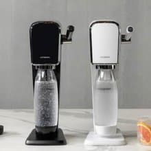 【贈1L水瓶*2】ART自動扣瓶氣泡水機-黑/白