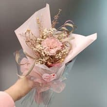 畢業老師禮物花束向日葵 情人節禮物花束 康乃馨乾燥永生花束七夕