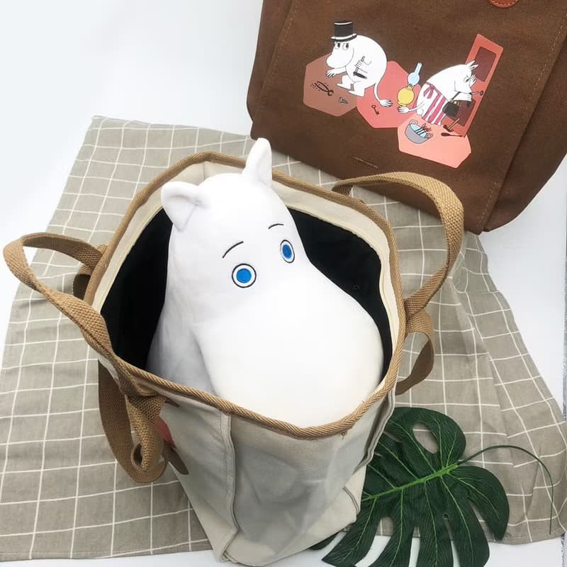 【MOOMIN】大容量通勤包 帆布包 側肩包