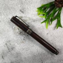 雞翅木 原木 手工筆 鋼筆 轉轉魚款