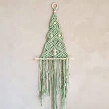 Faith Handmade | 手工編織聖誕樹 掛毯 Macrame 交換禮物 訂製