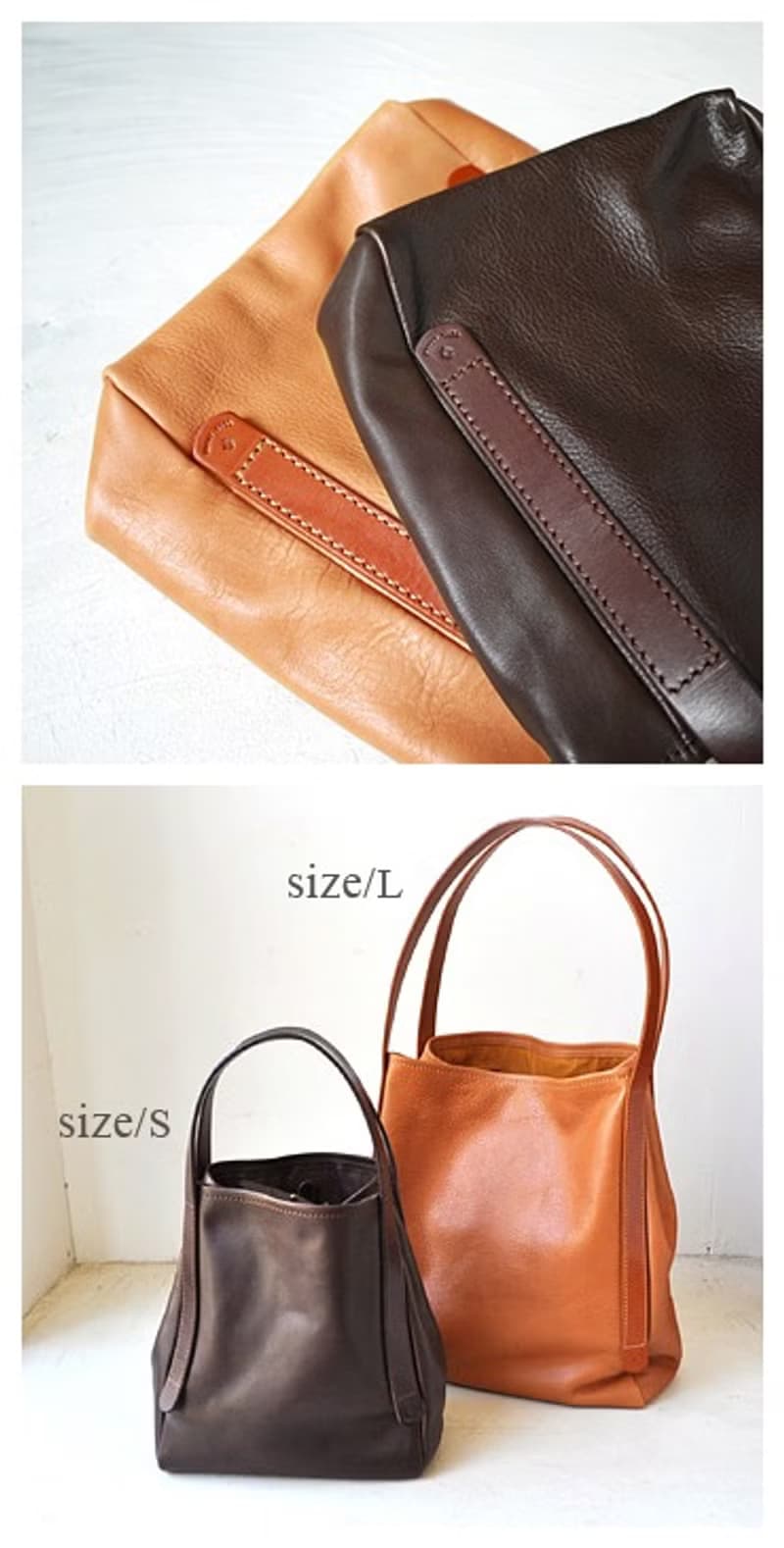 日本手工植鞣革 輕巧柔軟手提包  Made in Japan  by TEHA' AMANA