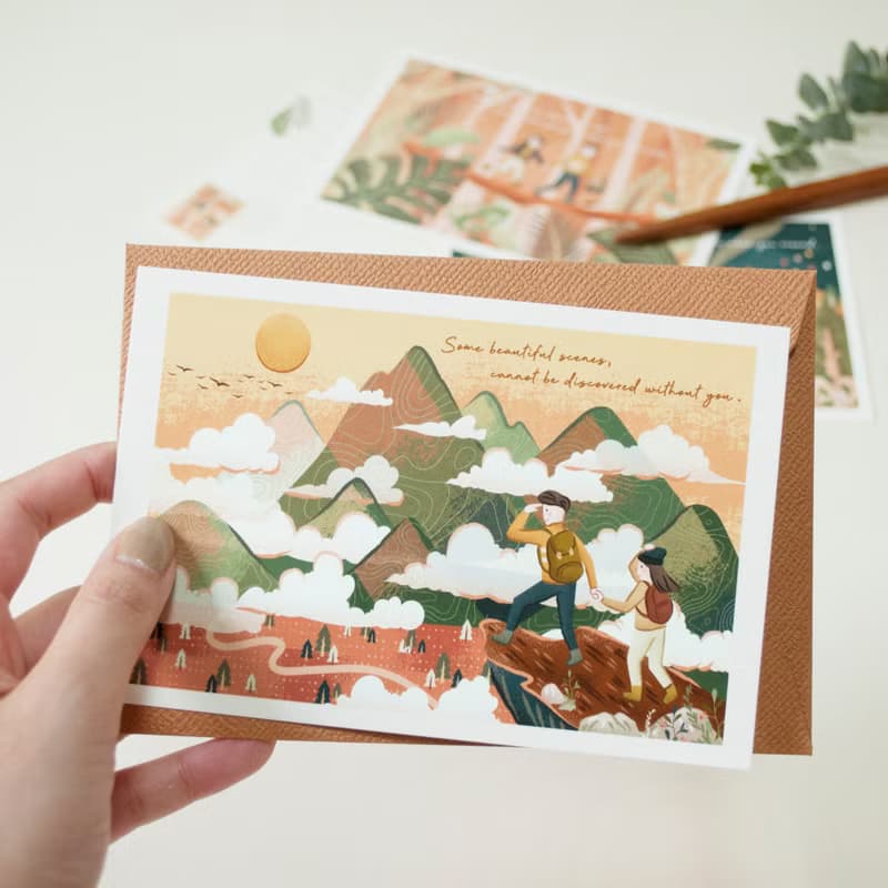 情人節心意卡之山系小旅行---晨曦