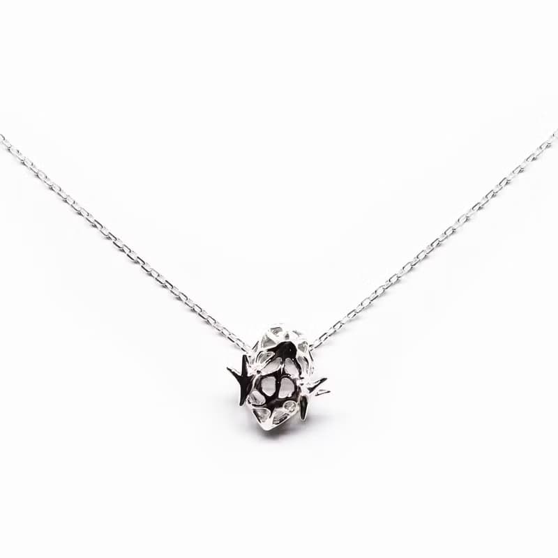 まめひよこのネックレスSV925【Pio by Parakee】little chick necklace