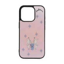 Wish Rabbits (peachy pink) Phone Case