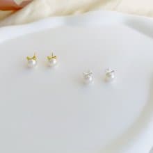 【質感禮盒】貓耳珍珠耳針-喵 #禮物 耳環 可愛