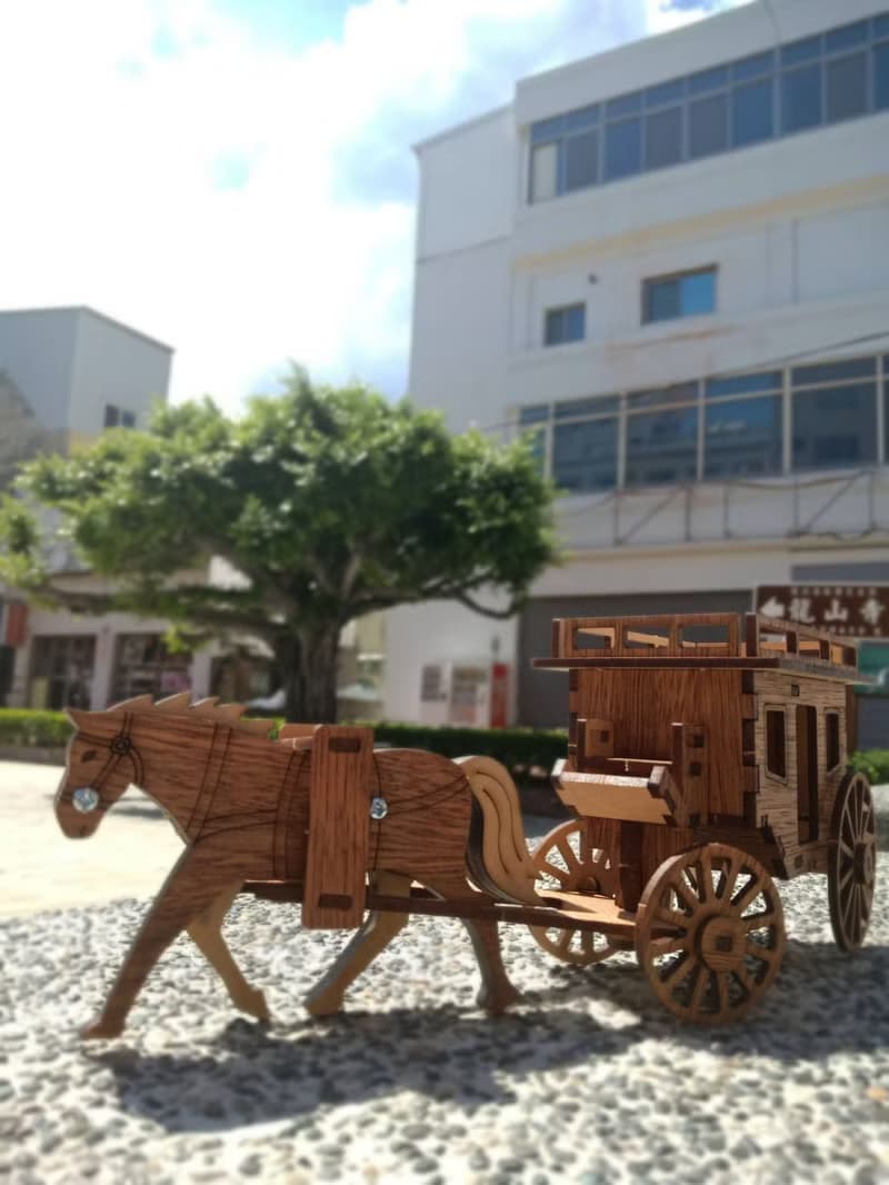 【手作DIY】一馬當先 多頭馬車 木製擺飾 木質 質感 送禮