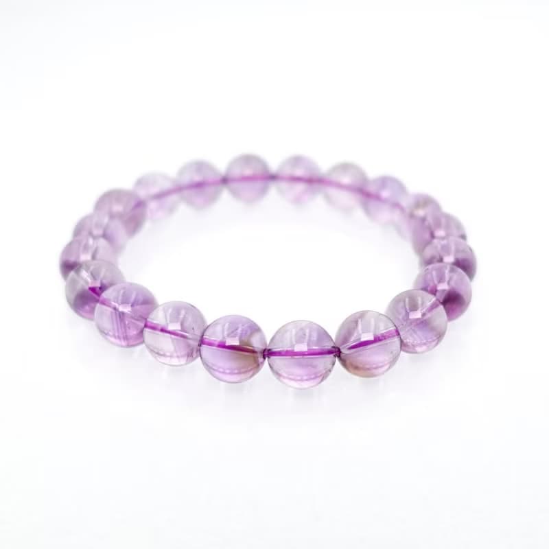 寶麗金珠寶-天然紫水晶金字塔手珠