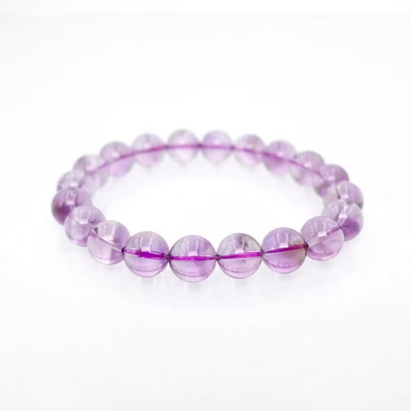 寶麗金珠寶-天然紫水晶金字塔手珠