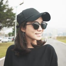 2is Perry 太陽眼鏡 偏光│黑色梨型框U
