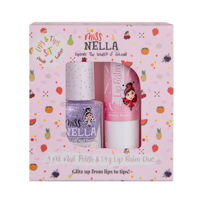 英國【Miss NELLA】兒童水性彩妝糖果罐系列2入組-泡泡糖