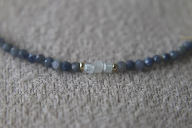 手鍊 藍寶石 海藍寶 珍珠 - 破紀錄 -