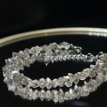 美國閃靈 閃靈鑽 雙尖水晶 手串 手鍊 天然水晶手鍊