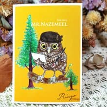 涅茲梅爾先生─日製動物療癒防水貼紙/小卡片/行李箱/筆電