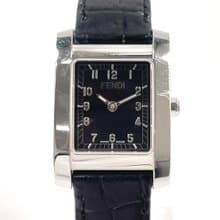 【日本直送 中古美品】フェンディ FENDI 腕時計 150-7000L-724 クラシコ ステンレススチール/レザー シルバー