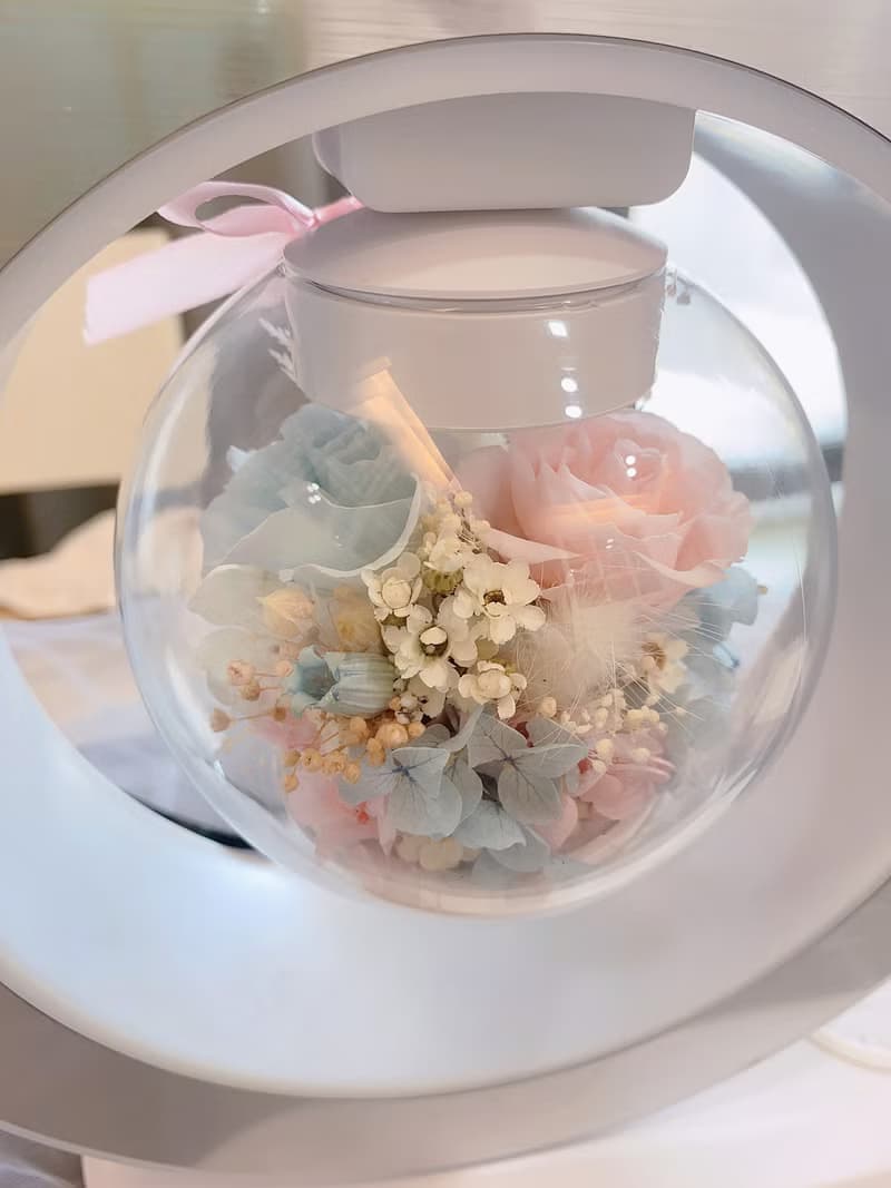 日本永生花/懸浮花燈藍芽音響/無線充電 多款色系玫瑰 情人節禮物