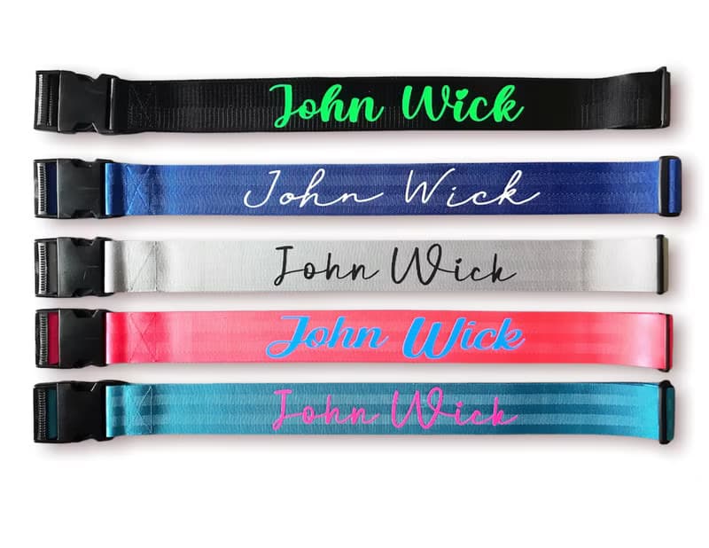 Personalised Luggage strap, Luggage Strap, Travel Belt, #04