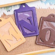 頭文字 M | N | O 字母證件套 好好縫 皮革材料包 卡片夾 名片夾