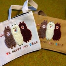 杯套【羊駝兄弟】可愛動物 羊駝 草泥馬 立體刺繡 杯套 環保杯套